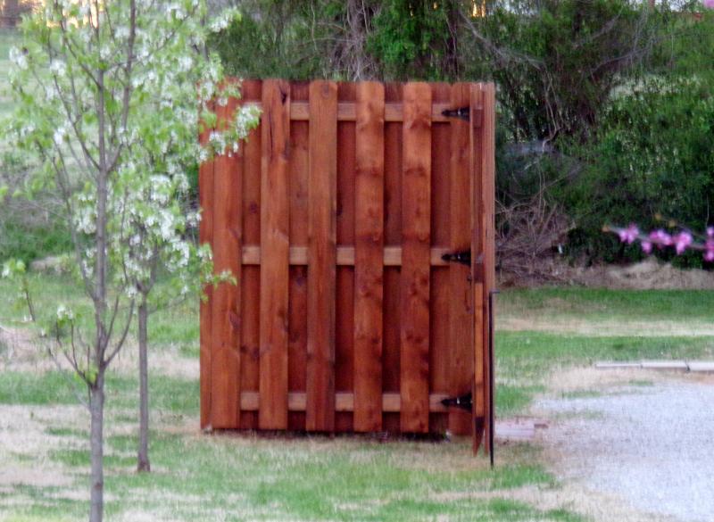 Shadow Box Privacy Fence